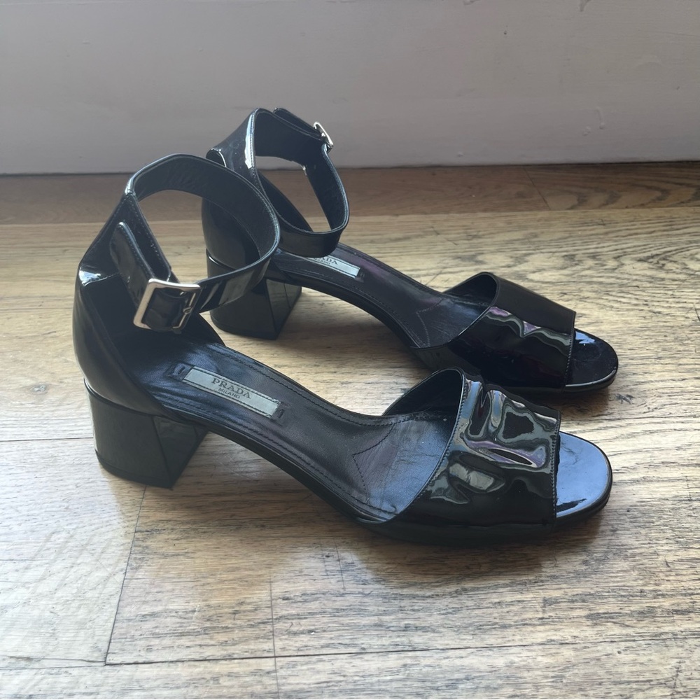 Prada sandals from the Real Real